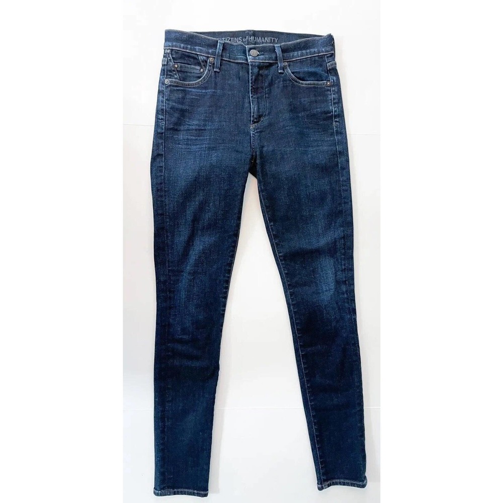 Citizens of Humanity Rocket High Rise Skinny Jeans in Indigo Dark Wash 28